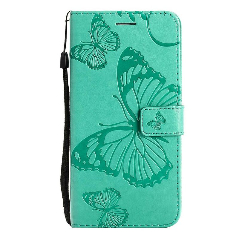 Fliptok / Bőrtok Xiaomi Redmi Note 10 5G Óriás Pillangók