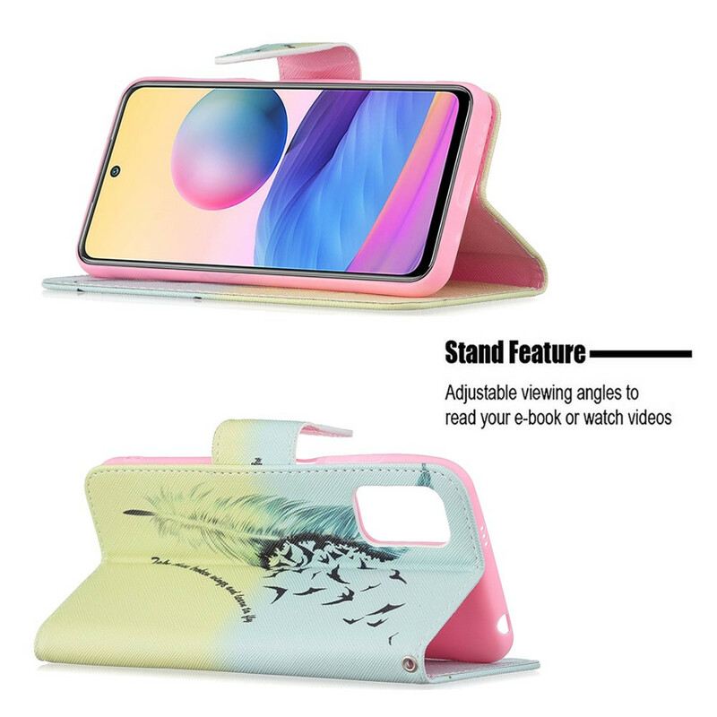 Fliptok / Bőrtok Xiaomi Redmi Note 10 5G Tanulj Repülni
