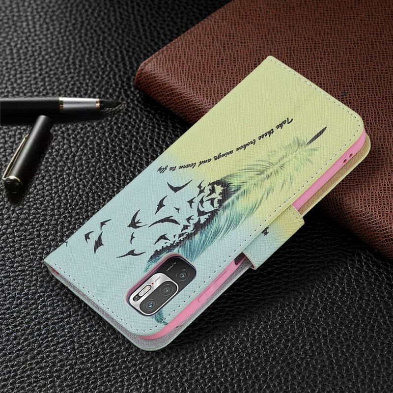 Fliptok / Bőrtok Xiaomi Redmi Note 10 5G Tanulj Repülni