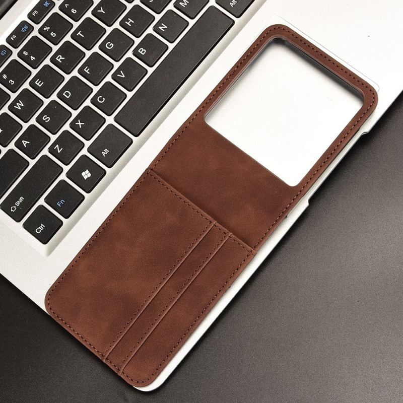 Mobiltelefon Tokok Motorola Razr 50 Műbőr Kártyatartó