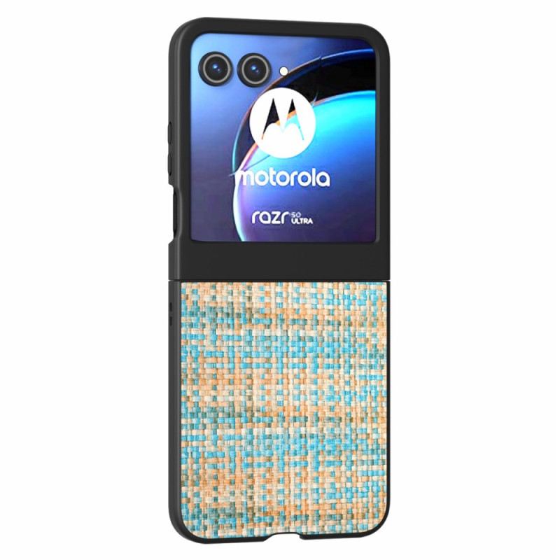 Tok Motorola Razr 50 Kockás Textúra