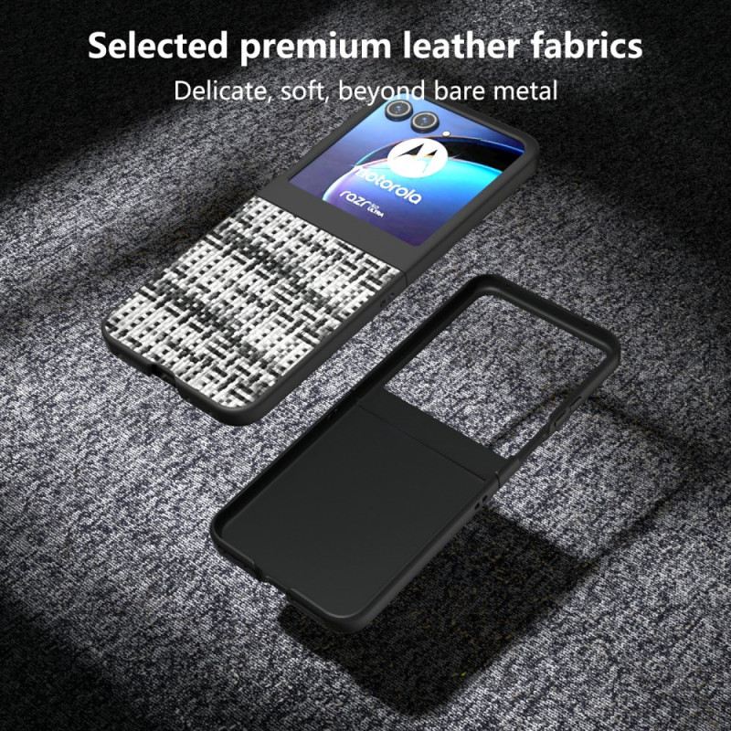 Tok Motorola Razr 50 Kockás Textúra