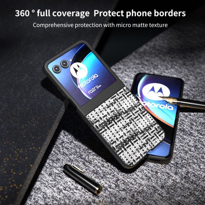 Tok Motorola Razr 50 Kockás Textúra
