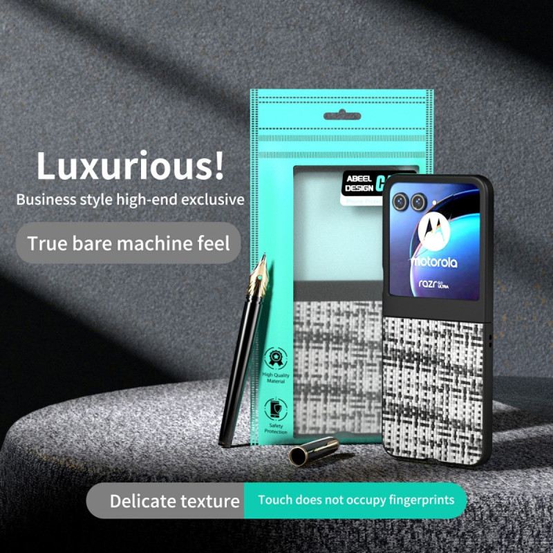 Tok Motorola Razr 50 Kockás Textúra