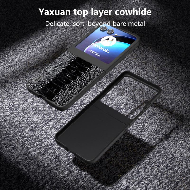 Tok Motorola Razr 50 Krokodil Textúra Abeel