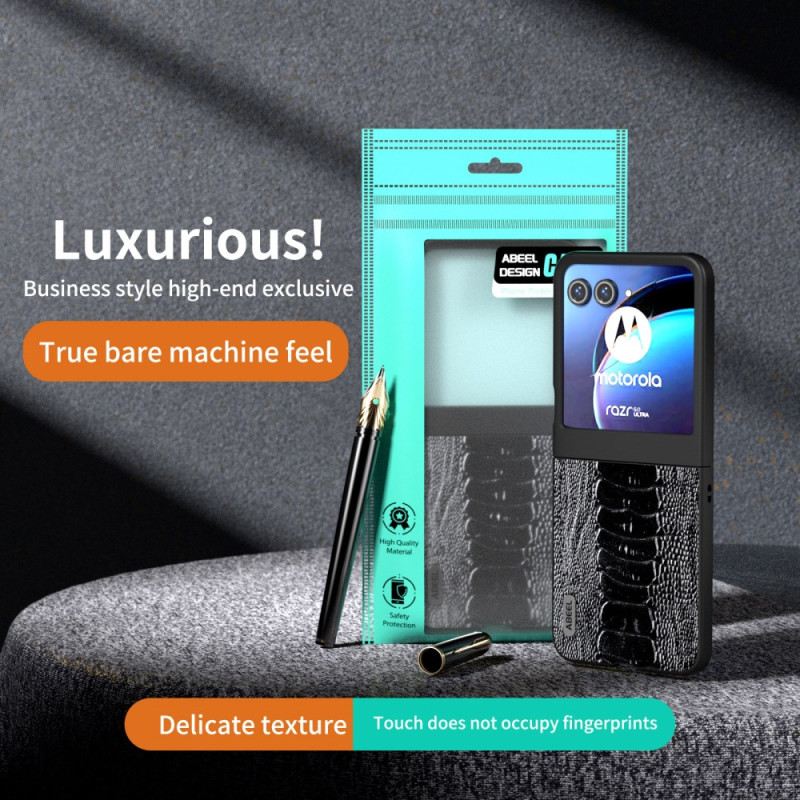 Tok Motorola Razr 50 Krokodil Textúra Abeel