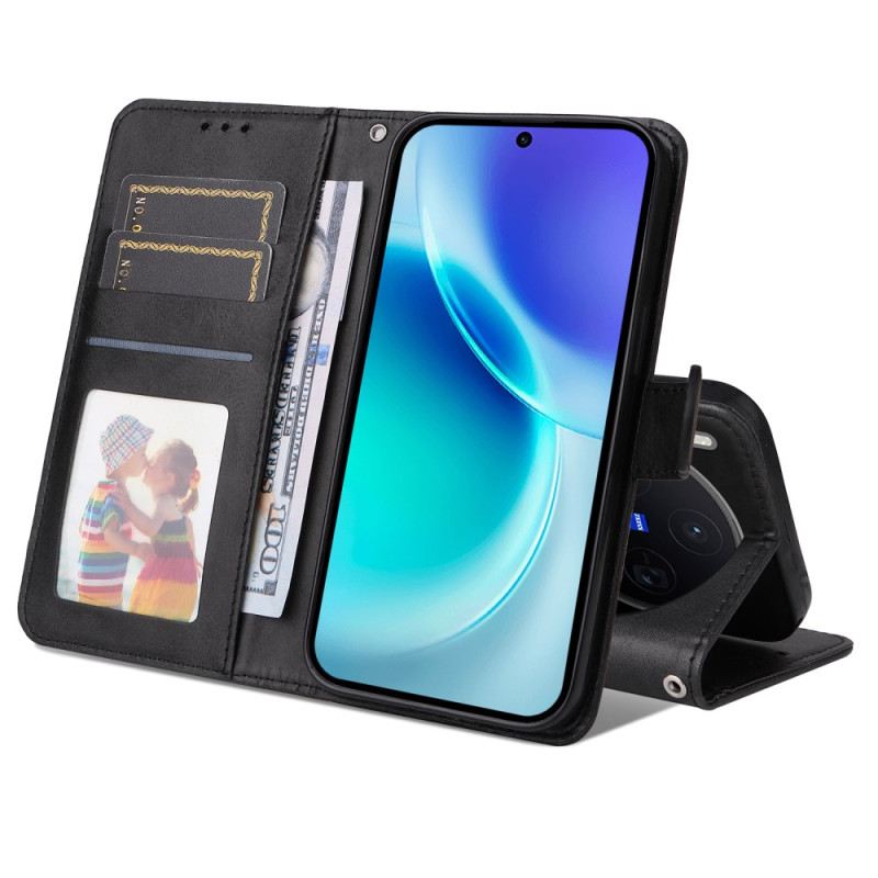 Bőrtok Vivo X300 Bőr Hatású