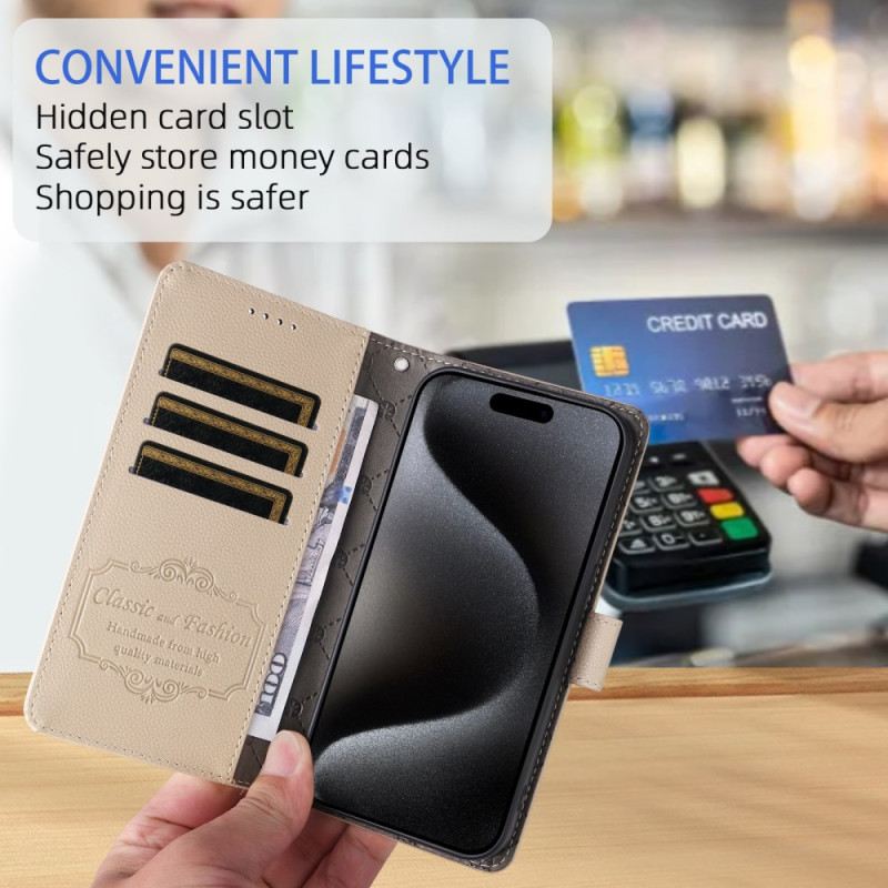 Bőrtok Vivo X300 Rfid Blokkolás