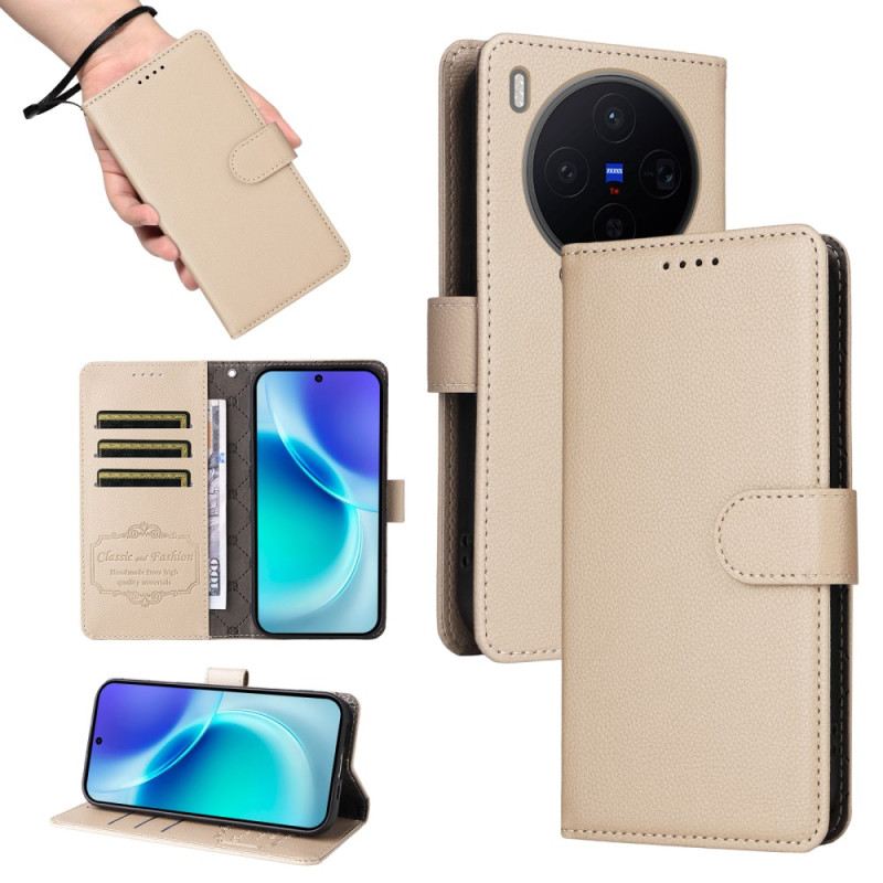 Bőrtok Vivo X300 Rfid Blokkolás