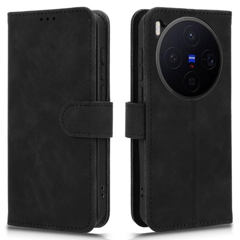 Bőrtok Vivo X300 Velúr Hatású