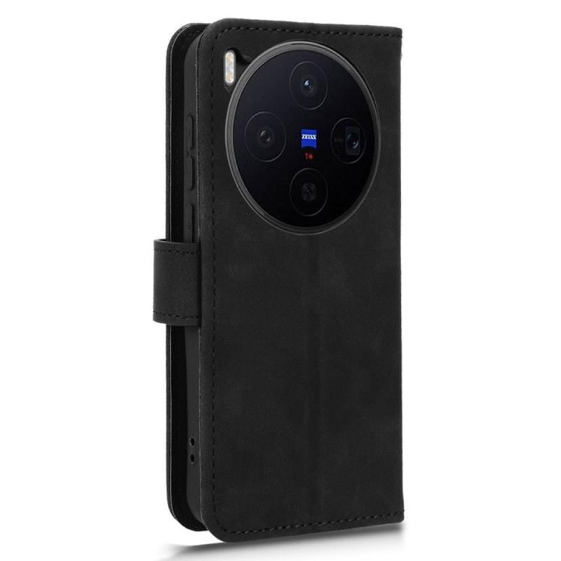 Bőrtok Vivo X300 Velúr Hatású