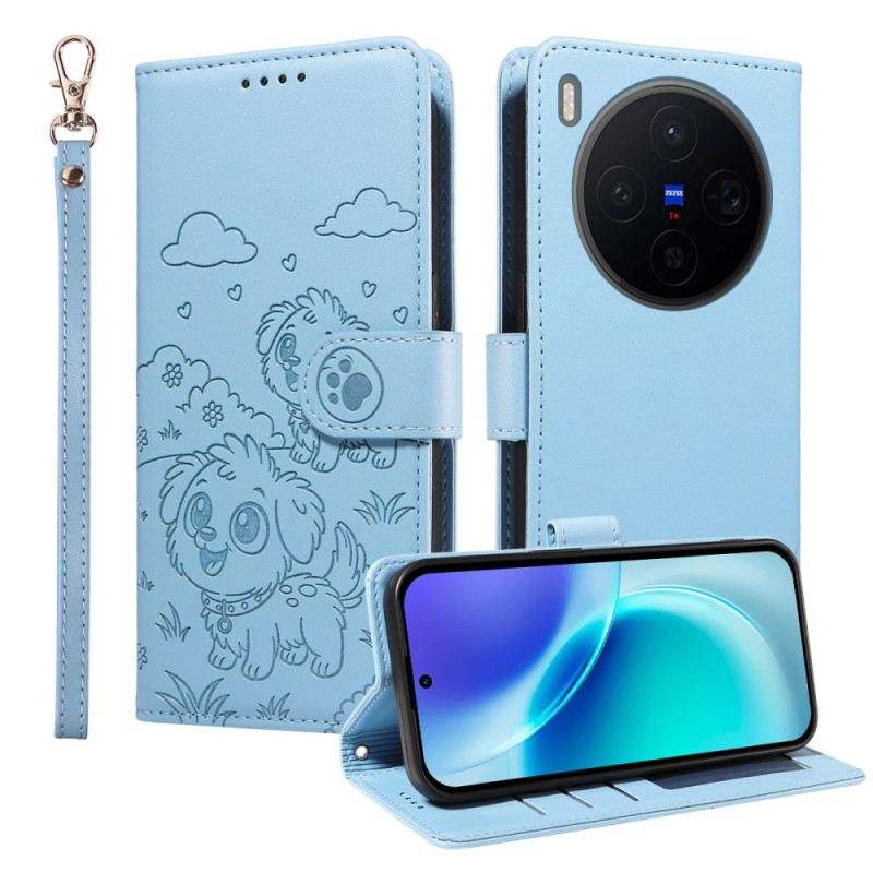 Fliptok Vivo X300 Rfid Védelem Kutyás Gravírozással