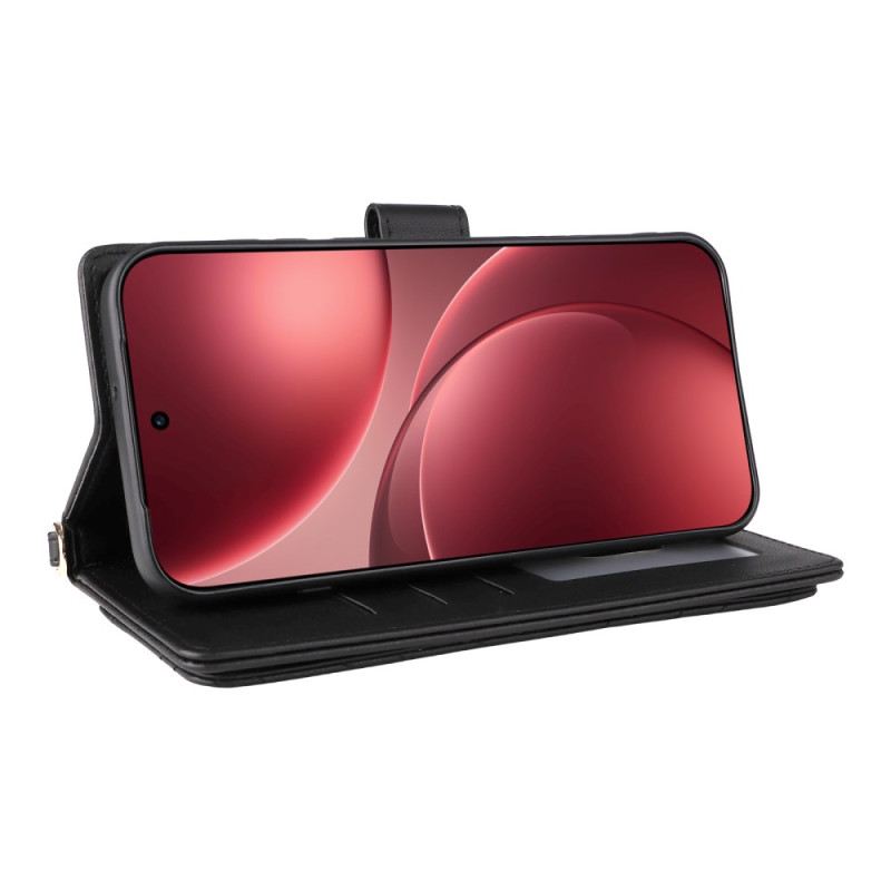 Bőrtok Oppo Find X9 Pro 5g Pántokkal Steppelt