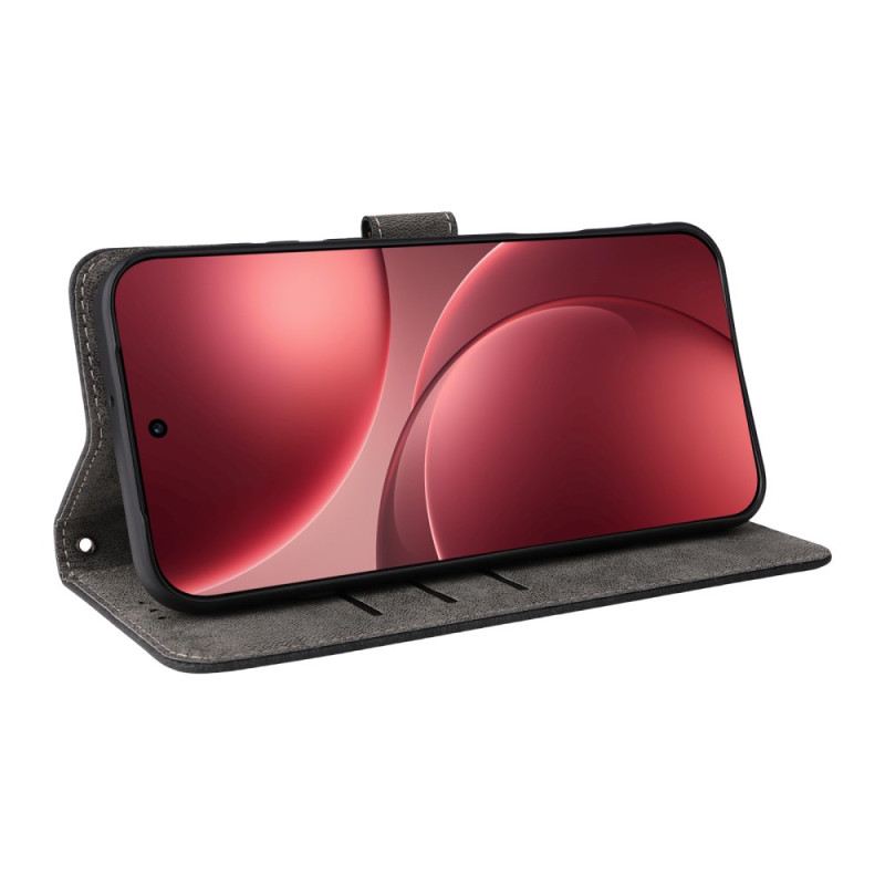 Bőrtok Oppo Find X9 Pro 5g Pántos Velúrhatású