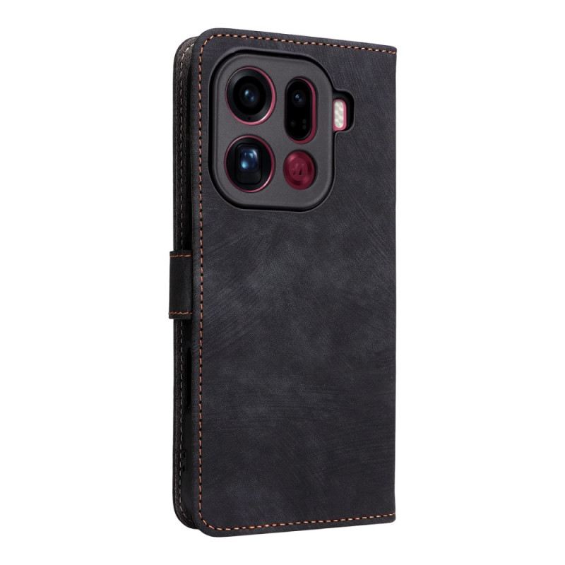 Bőrtok Oppo Find X9 Pro 5g Pántos Velúrhatású