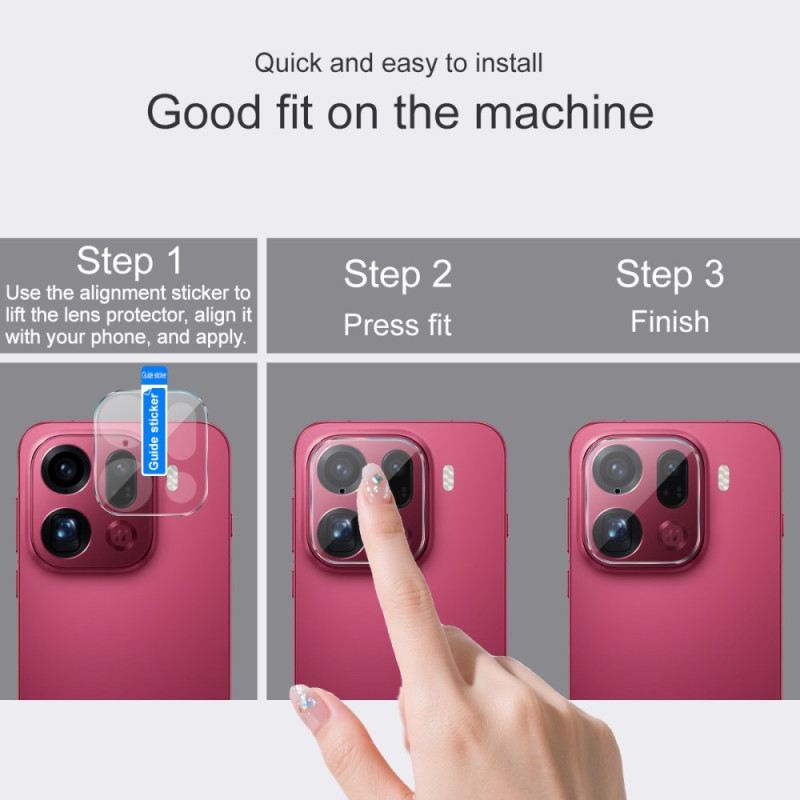 Edzett Üveg Lencsevédő Oppo Find X9 Pro 5g-hez