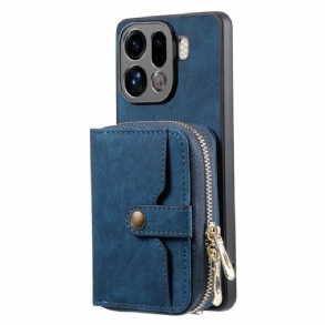 Mobiltelefon Tokok Oppo Find X9 Pro 5g Cipzáras Kártyatartó És Vállpánt