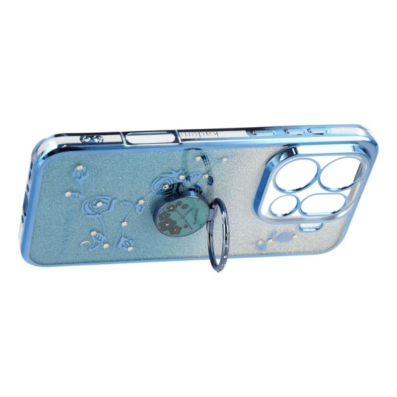 Mobiltelefon Tokok Oppo Find X9 Pro 5g Kadem Virágok És Strasszok Gyűrűtartó