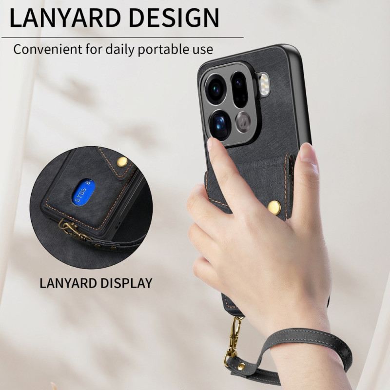 Tok Oppo Find X9 Pro 5g Kártyatartó És Nyakpánt