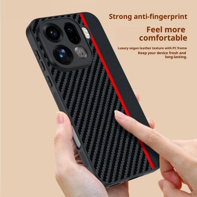 Tok Oppo Find X9 Pro 5g Merev Szénszálas Textúrával