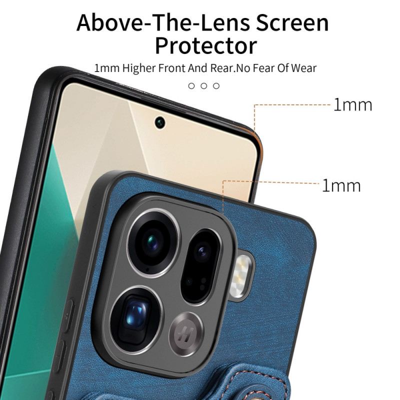 Tok Oppo Find X9 Pro 5g Retro Dizájnú Rfid Kártyatartó