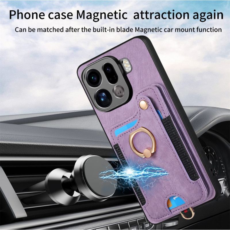 Tok Oppo Find X9 Pro 5g Retro Dizájnú Rfid Kártyatartó