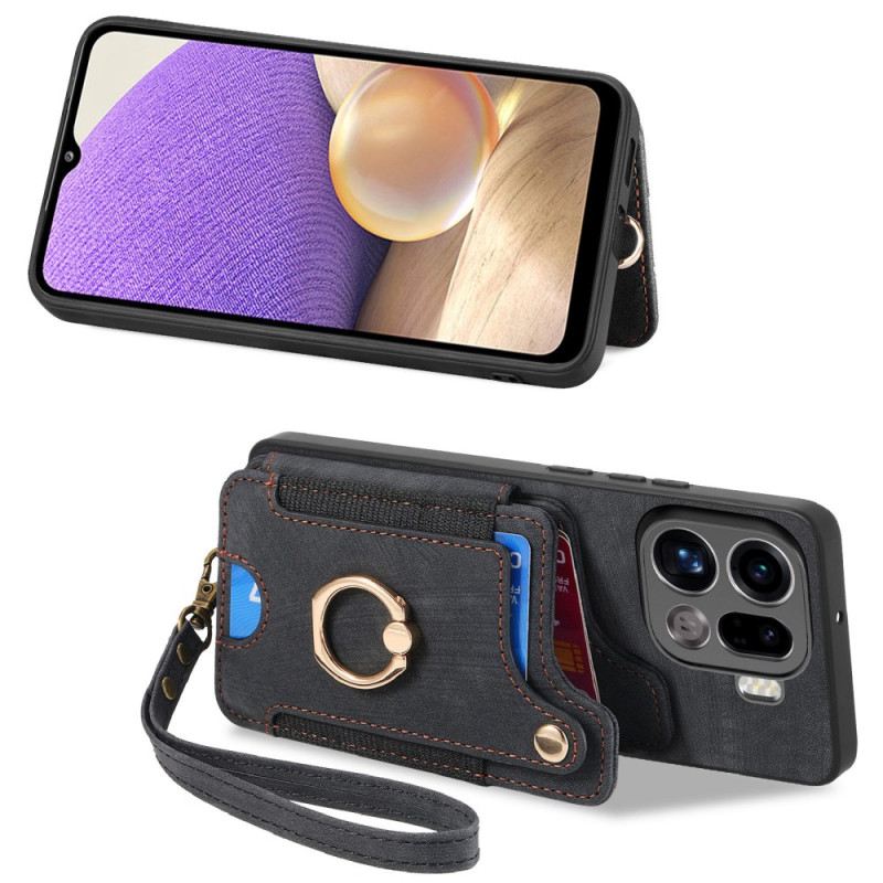 Tok Oppo Find X9 Pro 5g Retro Dizájnú Rfid Kártyatartó