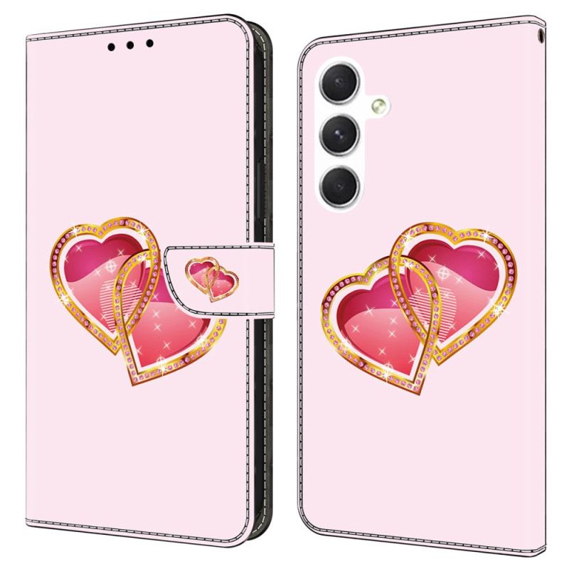 Bőrtok Samsung Galaxy A16 5g Aamour Őszibarack