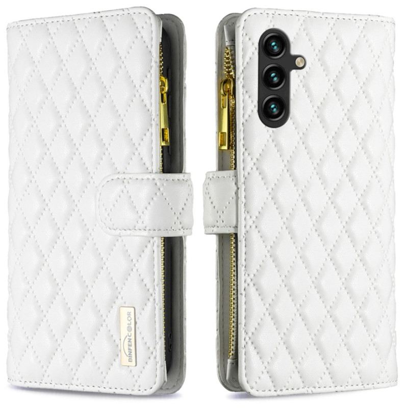 Bőrtok Samsung Galaxy A16 5g Binfen Szín Steppelt Pénztárca