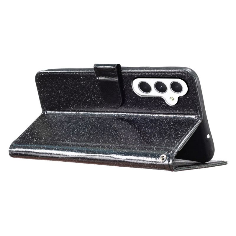 Bőrtok Samsung Galaxy A16 5g Csillogás