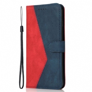 Bőrtok Samsung Galaxy A16 5g Kéttónusú Szíj