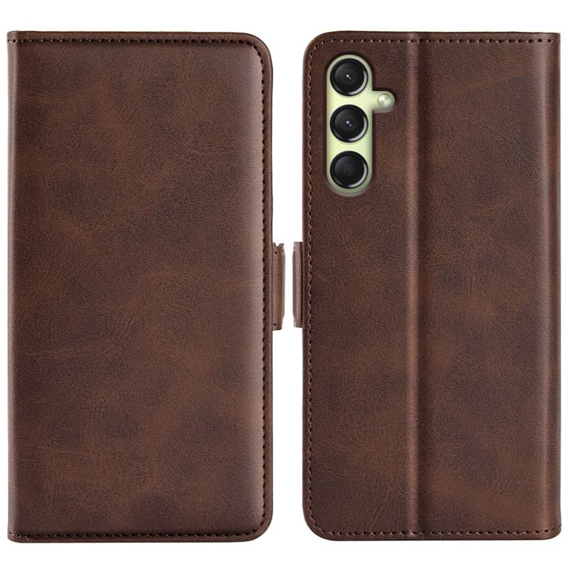 Bőrtok Samsung Galaxy A16 5g Kettős Kapocs