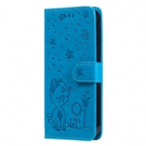 Bőrtok Samsung Galaxy A16 5g Macska És Méh