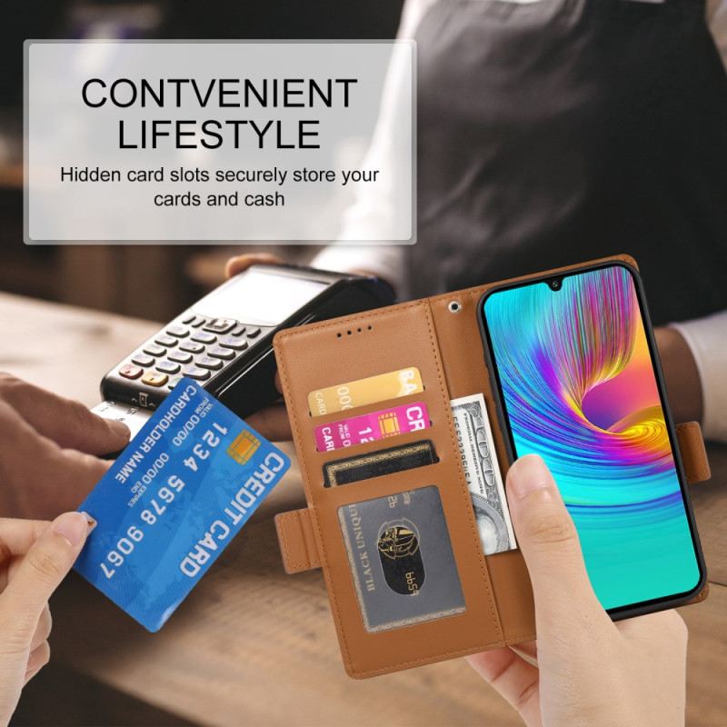 Bőrtok Samsung Galaxy A16 5g Mágneses Kapcsok