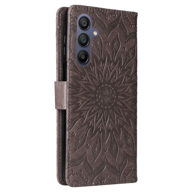 Bőrtok Samsung Galaxy A16 5g Napraforgó Minta