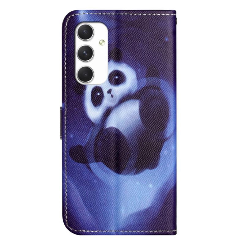 Bőrtok Samsung Galaxy A16 5g Panda Space