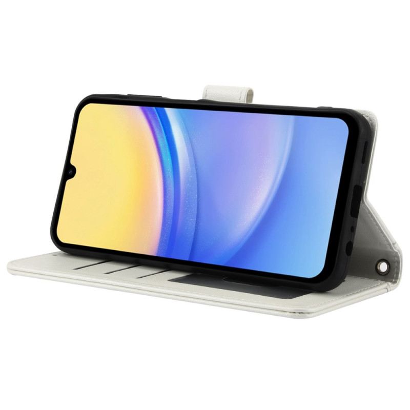 Bőrtok Samsung Galaxy A16 5g Pénztárca Szíjjal