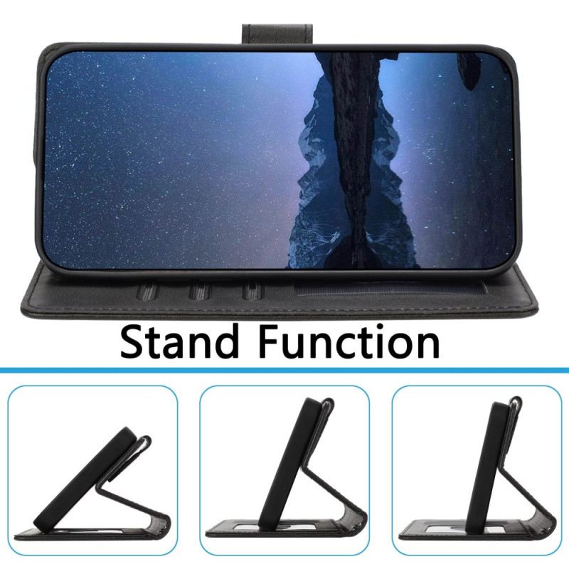 Bőrtok Samsung Galaxy A16 5g Rfid Pántos Pénztárca