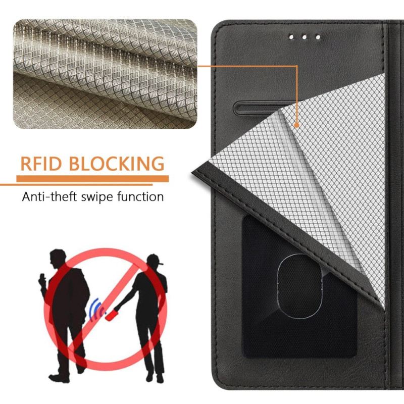 Bőrtok Samsung Galaxy A16 5g Rfid Pántos Pénztárca