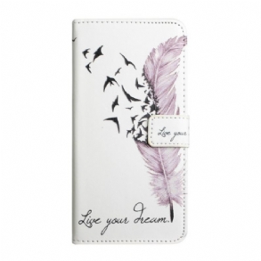 Bőrtok Samsung Galaxy A16 5g Rózsaszín Toll