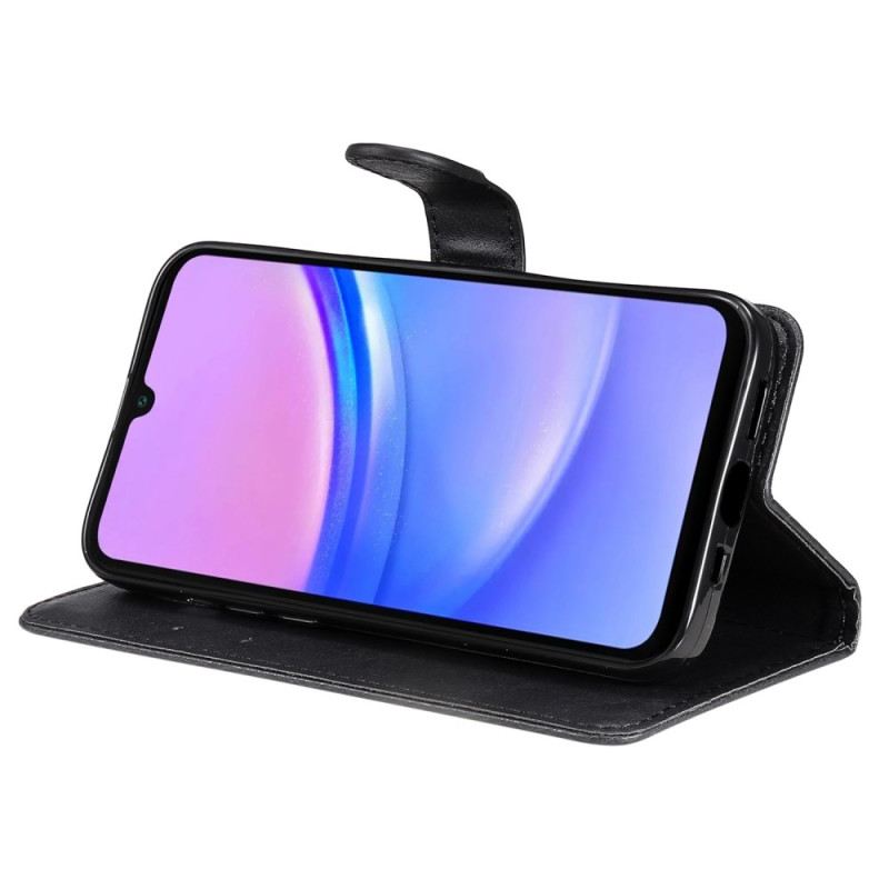 Bőrtok Samsung Galaxy A16 5g Sima Műbőr