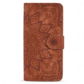 Bőrtok Samsung Galaxy A16 5g Virágmintás