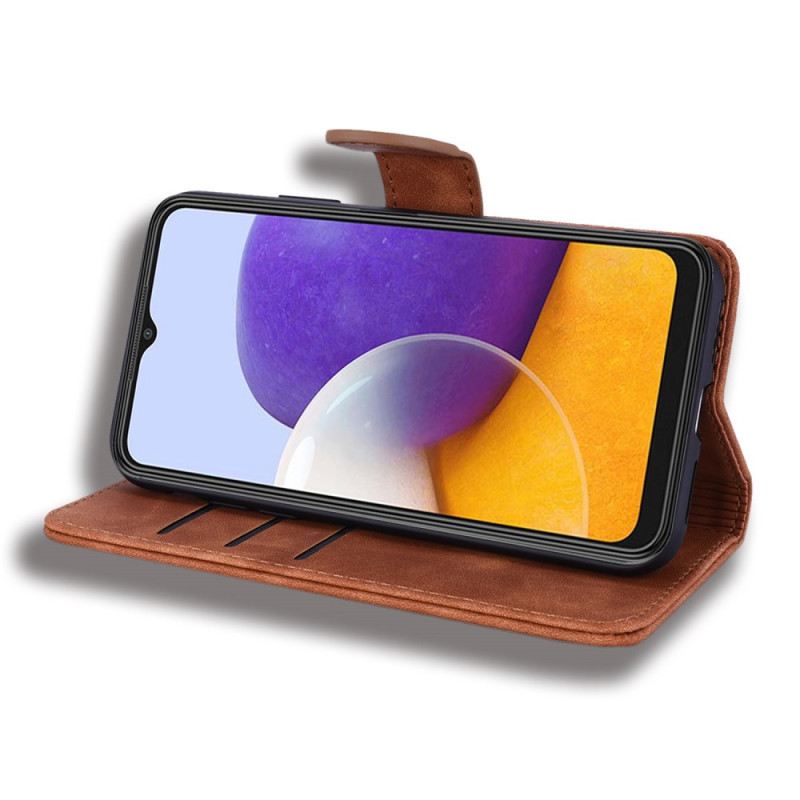 Bőrtok Samsung Galaxy A16 5g Virágmintás