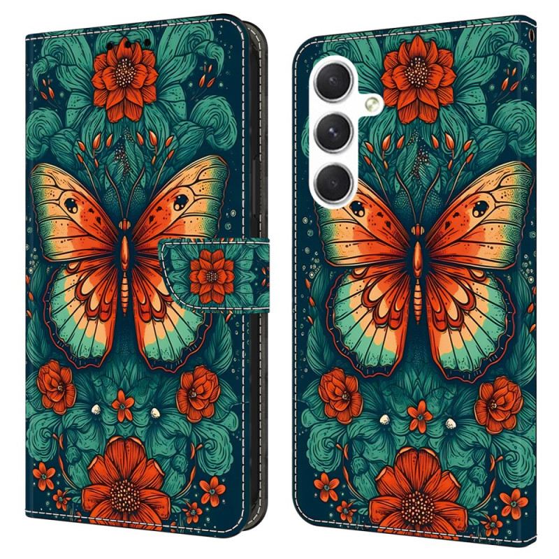 Fliptok Samsung Galaxy A16 5g Butterfly Moti