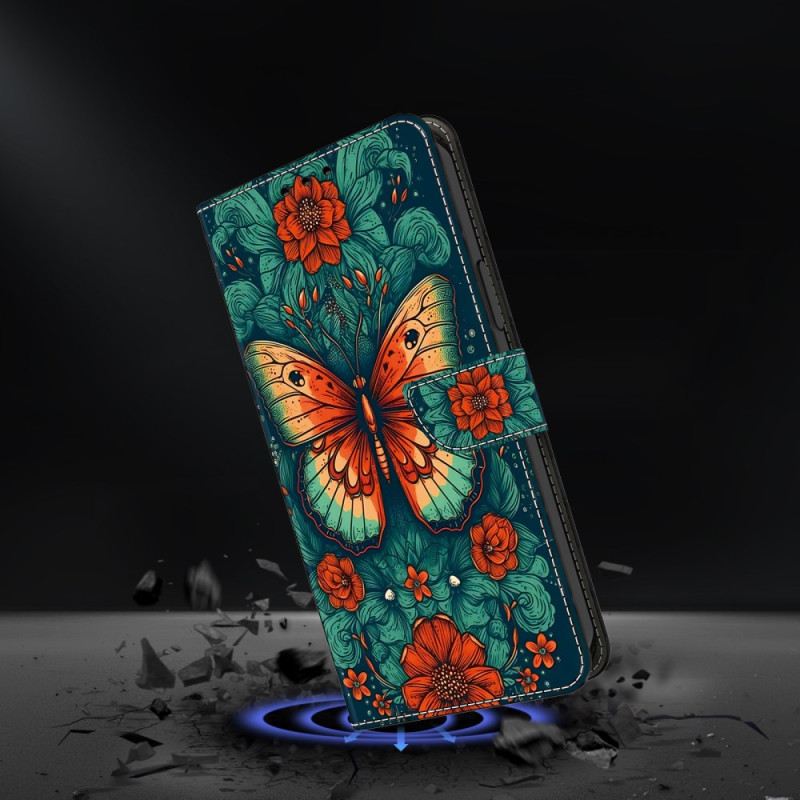Fliptok Samsung Galaxy A16 5g Butterfly Moti