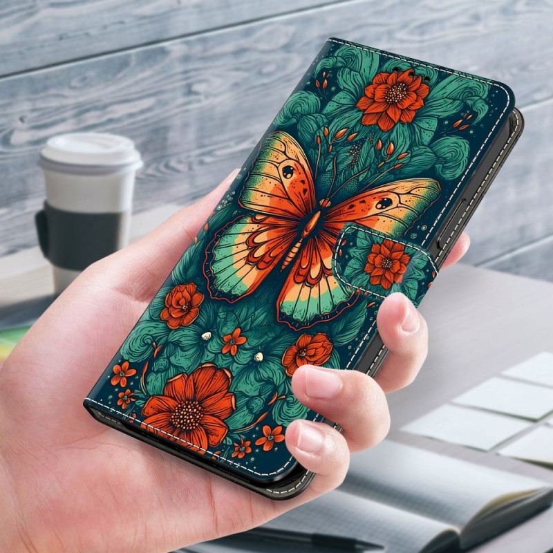 Fliptok Samsung Galaxy A16 5g Butterfly Moti