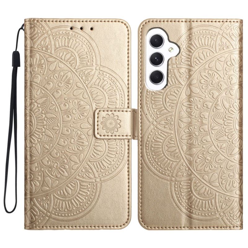 Fliptok Samsung Galaxy A16 5g Mandala Kialakítás Zsinórral