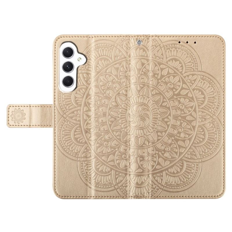 Fliptok Samsung Galaxy A16 5g Mandala Kialakítás Zsinórral