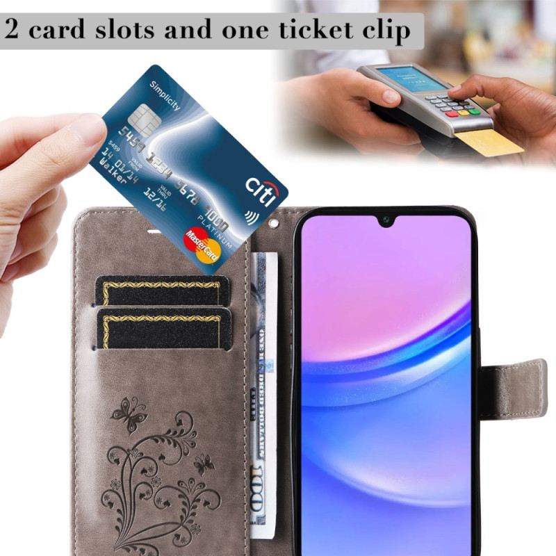 Fliptok Samsung Galaxy A16 5g Óriáslepkék