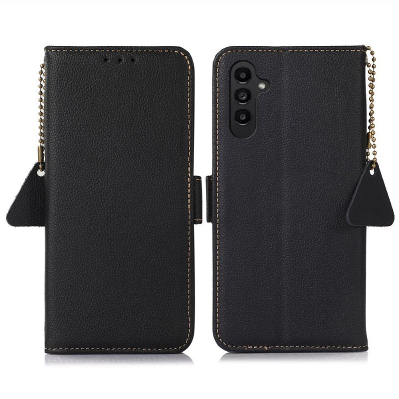 Fliptok Samsung Galaxy A16 5g Valódi Bőr Rfid Védelem